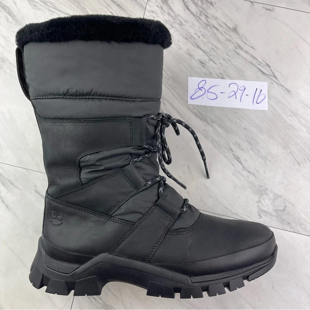 -timberland Woman's 8.5 Jenness Falls Waterproof Insulated Boots Black A2D1V